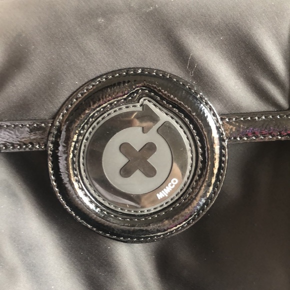 Vegan Black Mimco crossbody bag - Picture 2 of 3